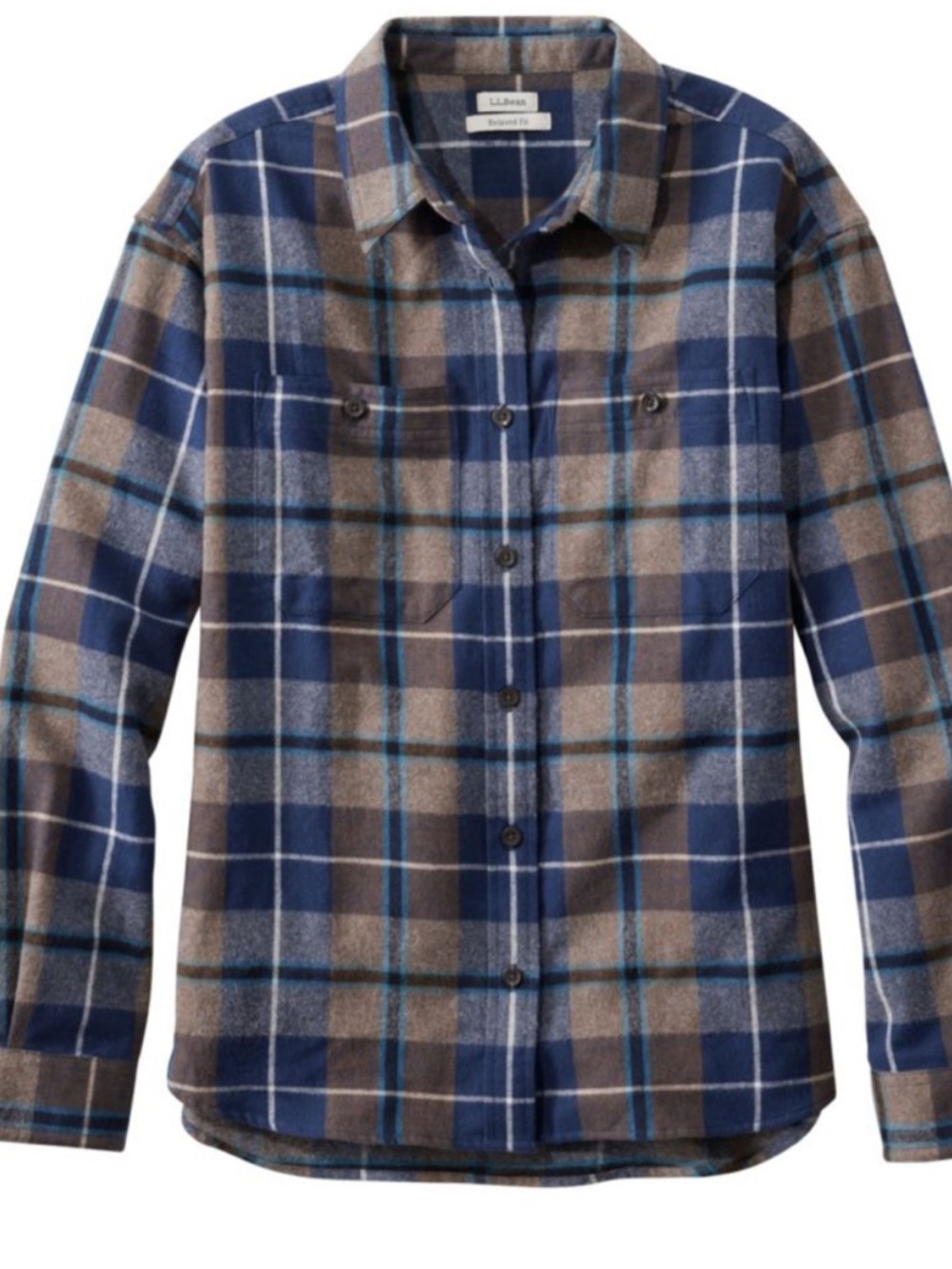 Women's Scotch Plaid Flannel Shirt, Boyfriend S